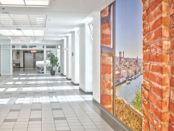 Pedagrafie Grossformatdrucke Klinikum Passau